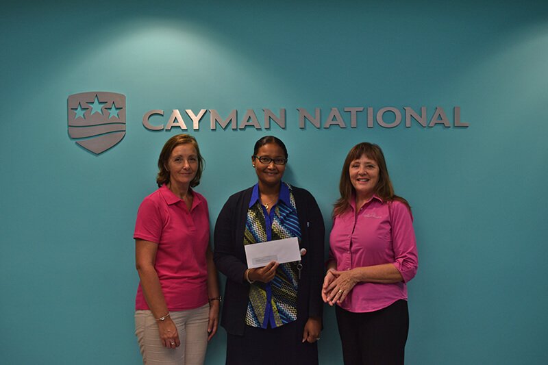 Cayman National Supports Breast Cancer Foundation