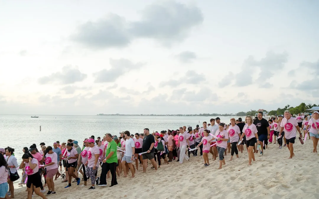 Record-Breaking Crowd Lights Up Seven Mile Beach for Breast Cancer Foundation’s “Light Up the Night”