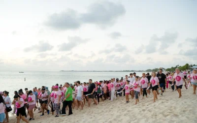 Record-Breaking Crowd Lights Up Seven Mile Beach for Breast Cancer Foundation’s “Light Up the Night”
