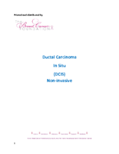 Ductal Carcinoma in Situ (DCIS)