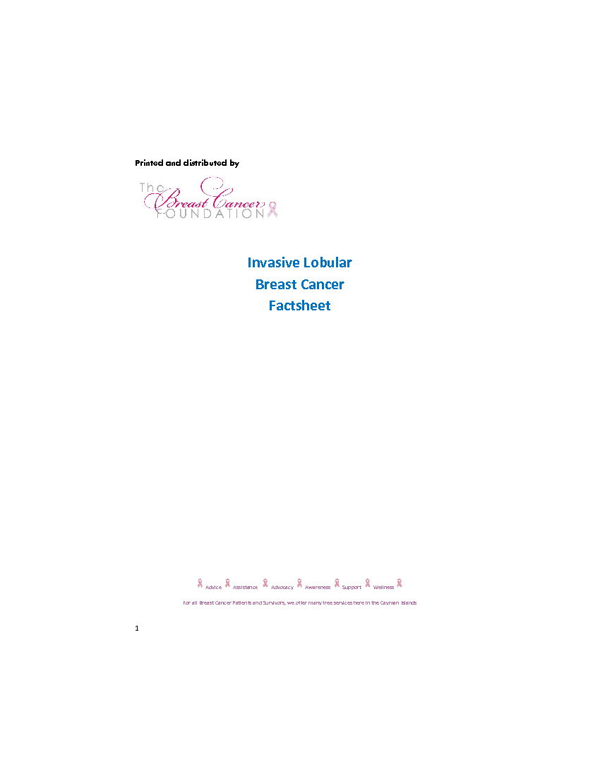 Invasive Lobular Breast Cancer