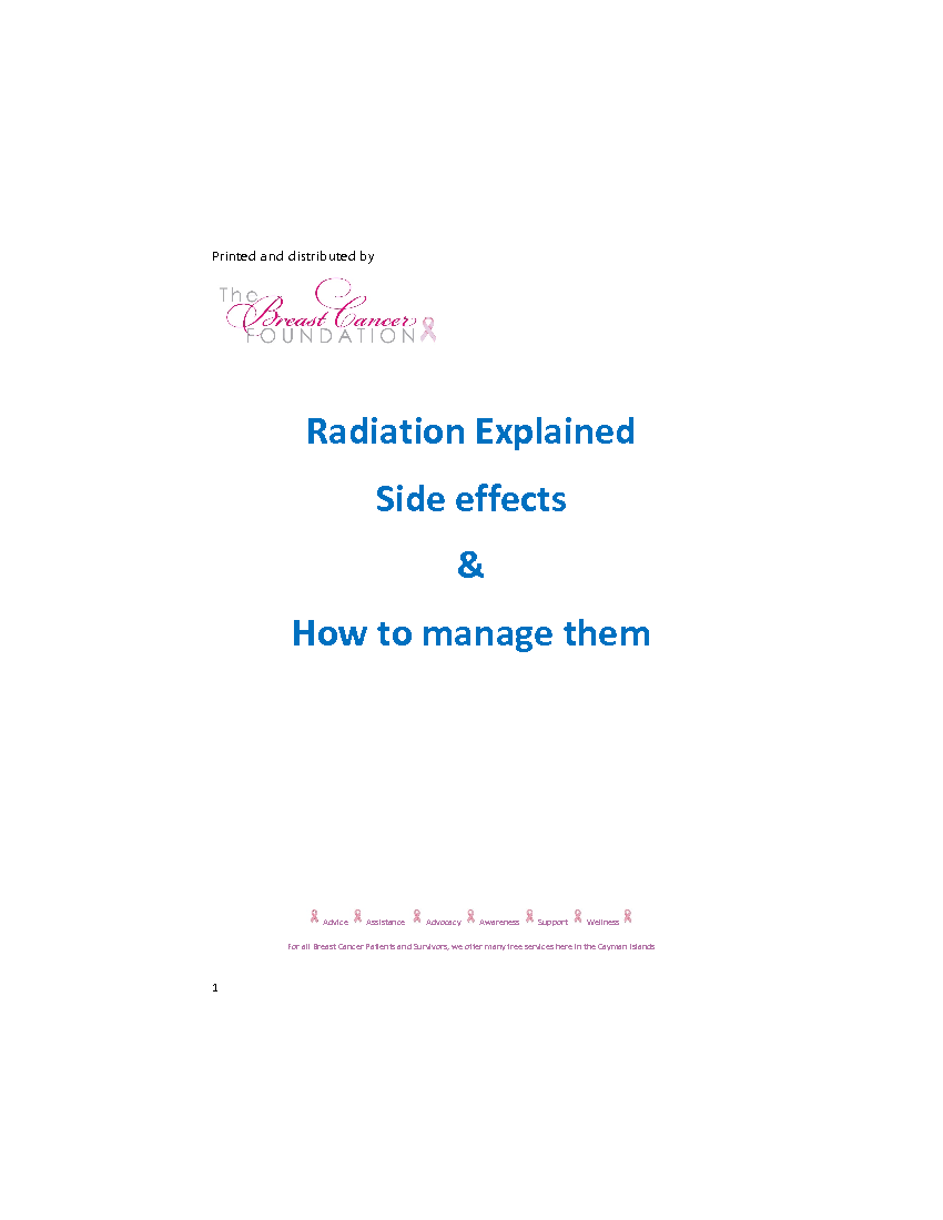 Radiation Explained – Side Effects & How to Manage