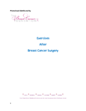 Exercises after Breast Cancer Surgery