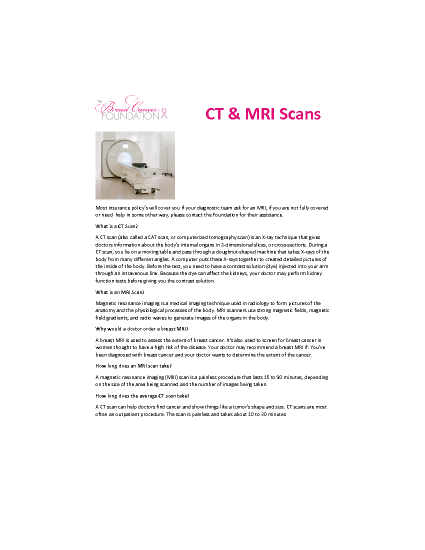 MRI/CT Scan Questions & Answers
