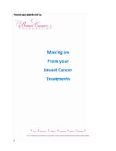 Moving on From your Breast Cancer Treatments