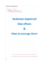 Radiation Explained – Side Effects & How to Manage