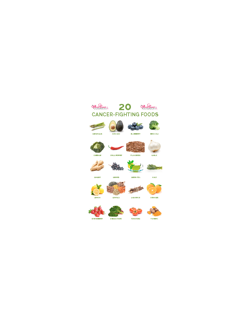 20 Cancer-Fighting Foods