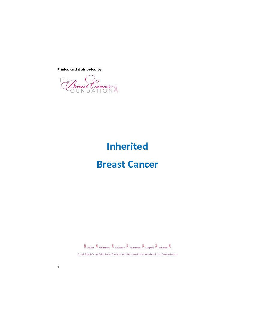 Inherited Breast Cancer Risk